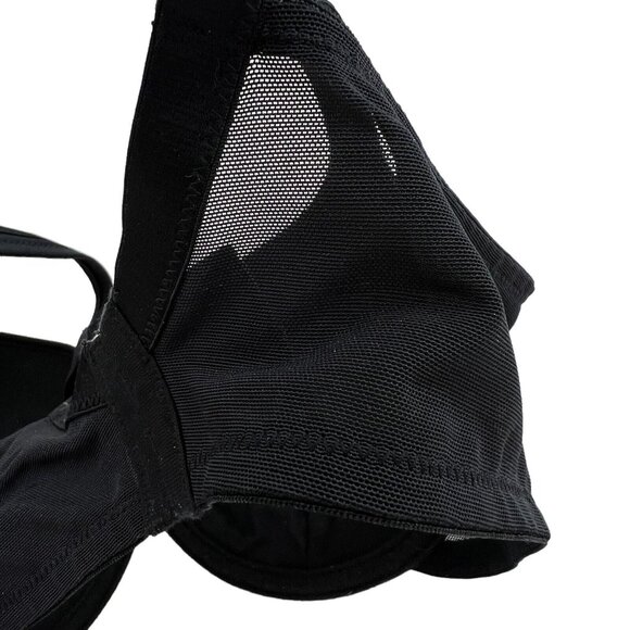 Breezies Womens Padded Bra Size 36D Solid Black Adjustable Strap Wired - Picture 8 of 16